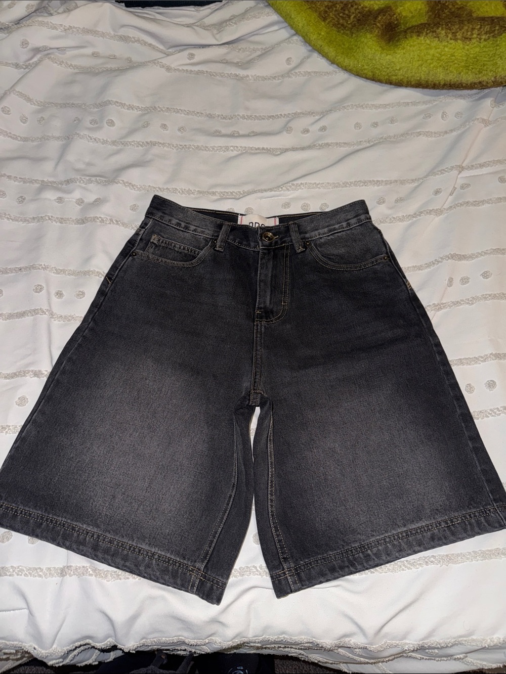 BDG Black Baggy Denim Short